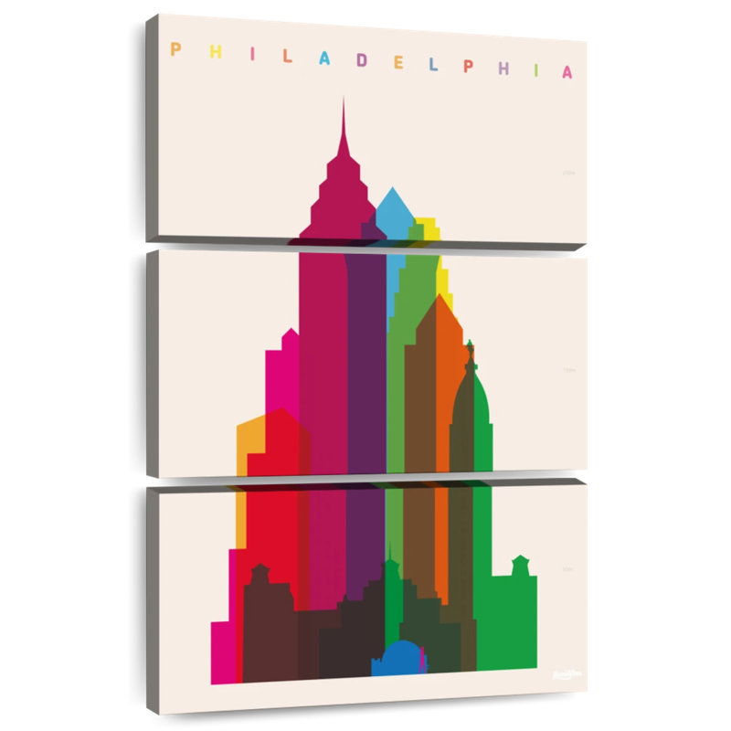 Nicci Vibrant Philadelphia, H 74 po x l 48 po