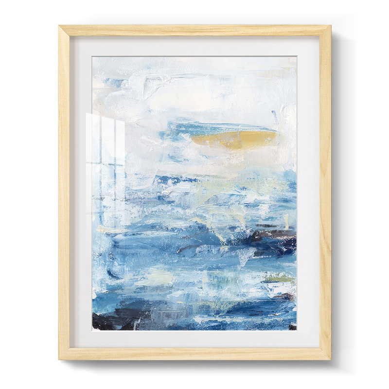 Waves on Sand I -Framed Print