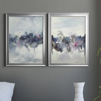 Birds I - 2 Piece Single Picture Frame Painting Set on Canvas