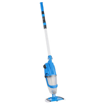 Pool Vacuum, 26 GPM Handheld Cordless Hot Tub Vacuum with Extension Pole, for Deep Cleaning & Strong Suction, Rechargeable Pool Cleaner, Running up to 1Hour, for Above Ground/Inground Pool Spas