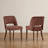 Modern Chenille Upholstered Dining Chair with Solid Wood Legs, Mid-Century Accent Side Chair for Kitchen & Dining Room-224059600