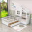 Lit plateforme simple tapissier avec 2 tiroirs et tablette Abrakata-859489388