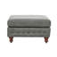 Canapé modulaire de luxe 3 pièces gris ardoise respirant, 2 méridiennes réversibles, 1 dossier, tissu, pieds en bois massif, mousse