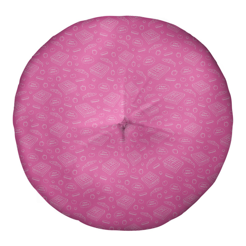 Coussin de sol Katelyn Elizabeth, 26 po x 26 po, Rose