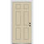 Porte extérieure simple en acier à 6 panneaux peints-98953343-98953344-98953349