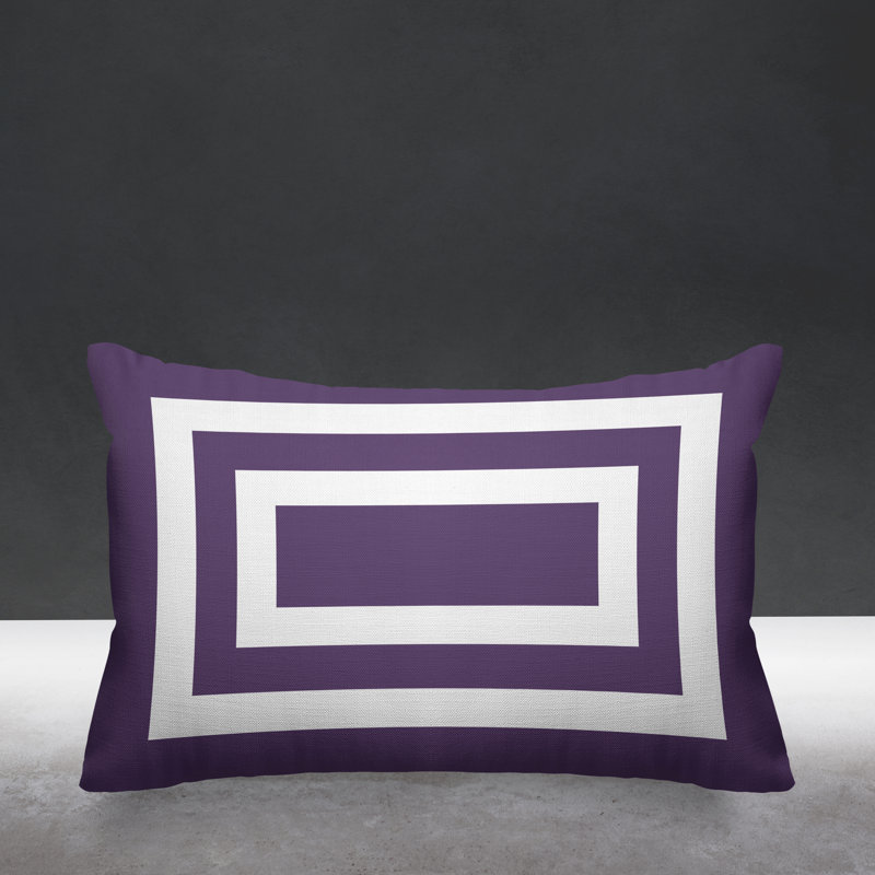 Coussin décoratif intérieur / extérieur Burt, Violet