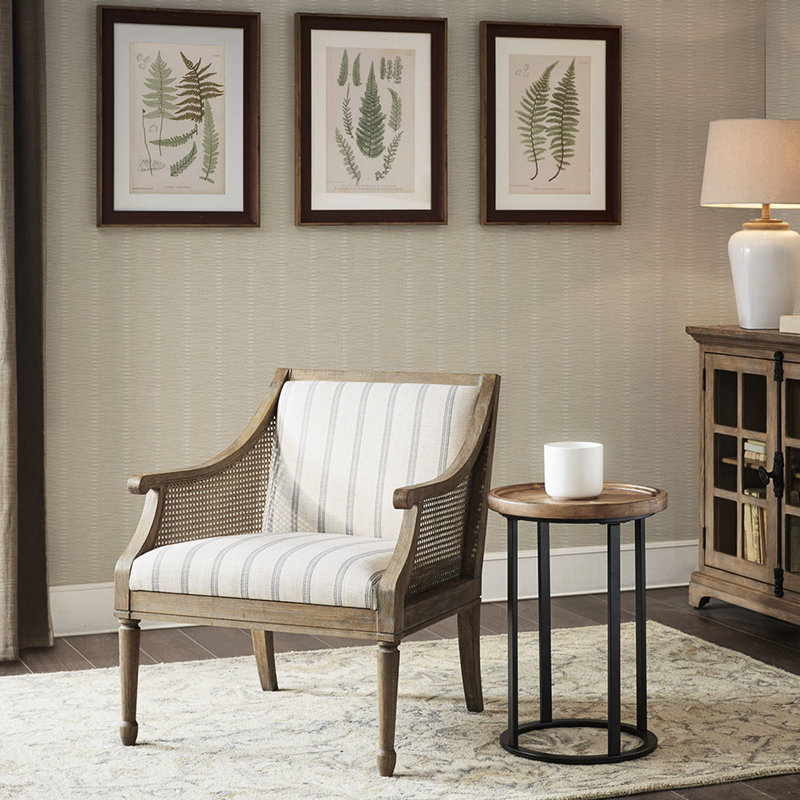 Chaise avec accoudoirs Cane