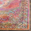 Tapis à motif oriental orange / bleu clair Jara-62766634