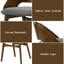 Chaise d'appoint en tissu