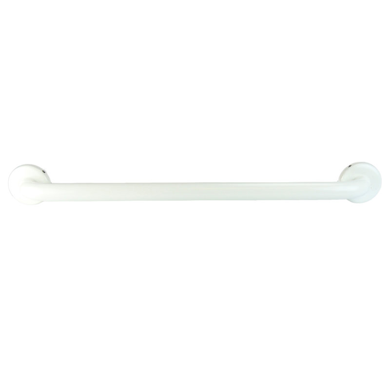 Barre de manipulation, l 24 po, Époxy blanc