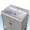Plateau de meuble-lavabo simple 24 po blanc avec lavabo