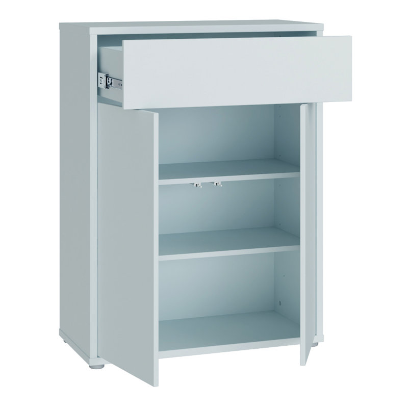 Rylon Shoe Storage Cabinet, Grey