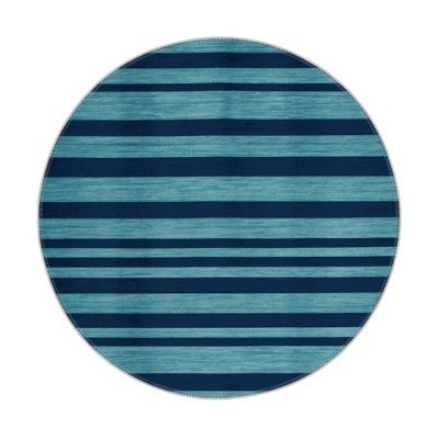 Tapis intérieur / extérieur bleu HorizontalStripes