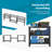 Heavy Duty Metal Garage Storage Shelving 2 x 4 ft
