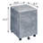 Silver 3-Drawer File Cabinet