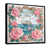 Toile avec cadre flottant noir