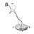 24" Pressure Washer Surface Cleaner, Stainless Steel Pressure Washer Attachments with 4 Wheels, 4000 Max PSI, 3/8 Quick Connector, 2 Spray Nozzles, Dual Handle, for Concrete, Patio, Sidewalk