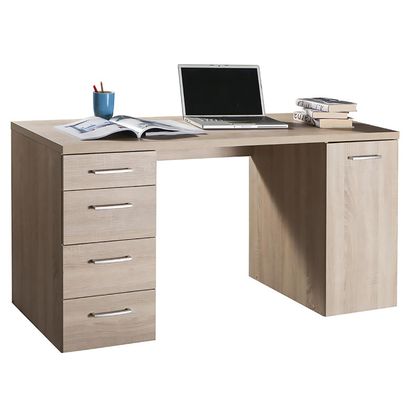 Moneta Computer Desk, Light Brown