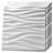 19.7" x 19.7" Wall Panelling in Matte White-100021762