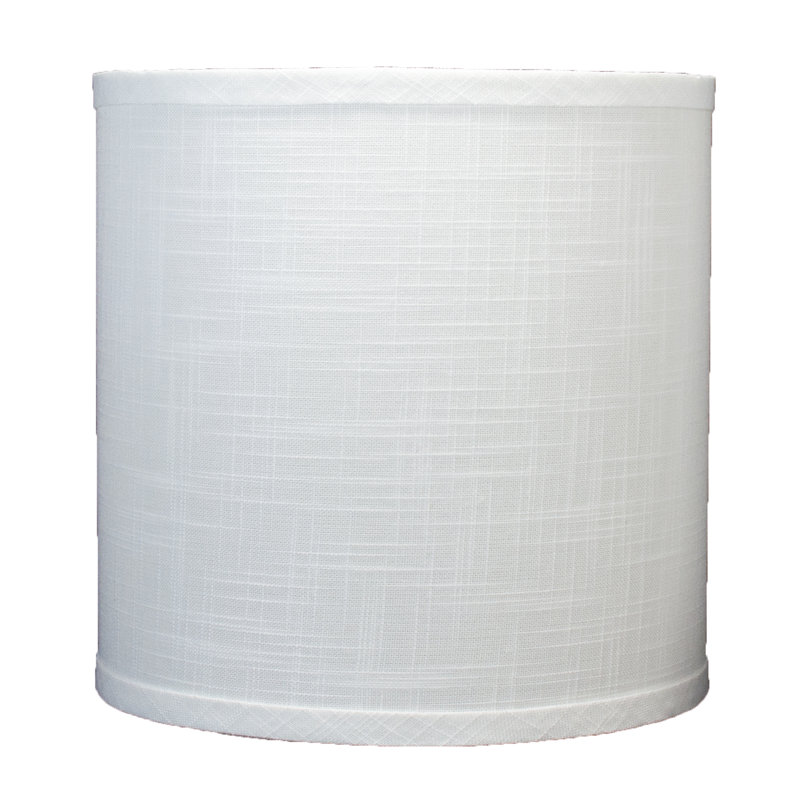 Ganya Linen Drum Lamp Shade, Natural, 10' H x 10" W x 10" D