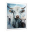 Aquarelle Highland Yaks Family I - Yaks, art mural sur toile-97204285-97204284