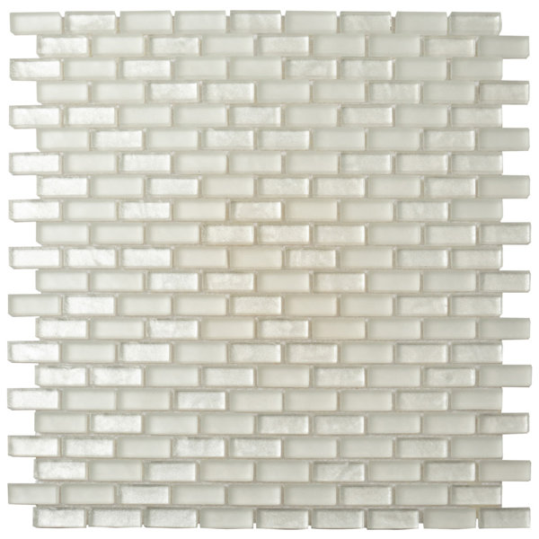 Glacier Beige Glass Mosaic Tile