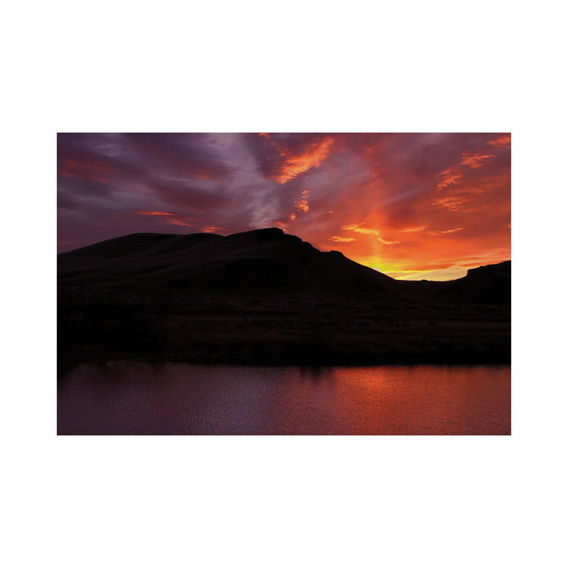 Silhouette Owyhee - Wrapped Canvas Print, 30.48cm H x 45.72cm W x 1.905cm D