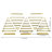5-Tier Wall-Mounted Triangular Nail Polish Racks-120277648
