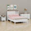 Bedroom Set with Farmhouse Platform Bed, Sliding Door Storage Headboard, Matching Nightstand and Dresser-1828014297