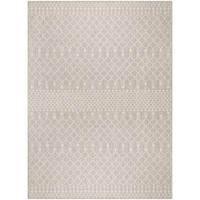  Positano 12' x 15' Light Grey Modern Rug