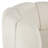 Polyester Arched Swivel Cream Accent Chair