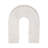 Modern Neutral Marble Horseshoe Tabletop Decorative Object-149648823