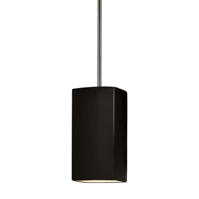 Luminaire suspendu carré 1 lumière Radiance