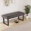 Faux Leather Upholstered Bench