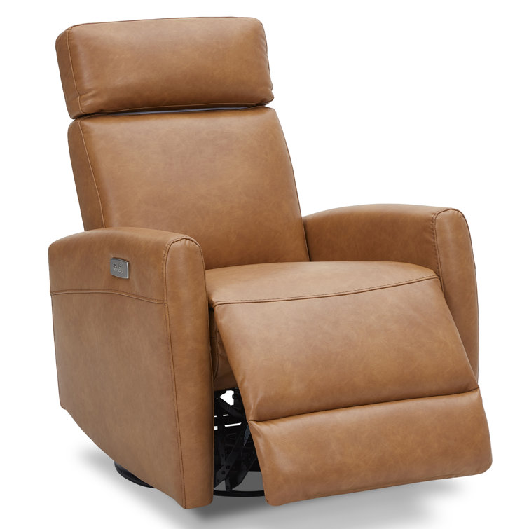 Latitude Run® Leather Recliner Chair for Living Room Rocker Single