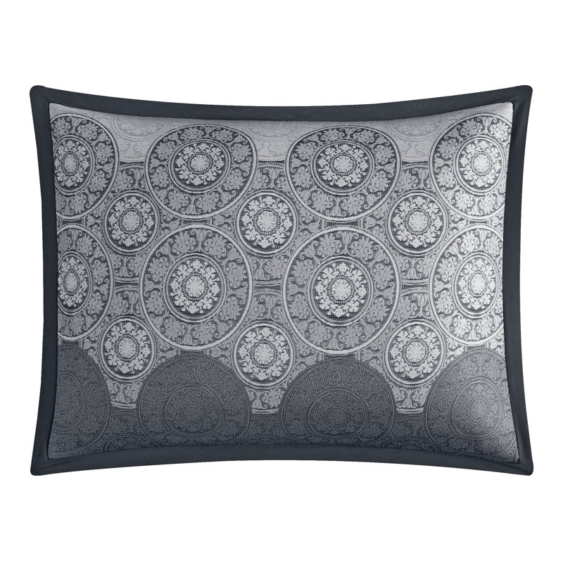Kryslynn Polyester Floral Comforter Set, Queen