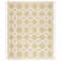 Moonsu Hand Woven Flat Weave Wool/Cotton Geometric Rug in Olive/ivory