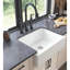 Robinet de cuisine noir mat avec option rétractable - Interrupteur à deux poignées pour un contrôle précis de l'eau. Buse haute rotative rotative à 360 degrés.