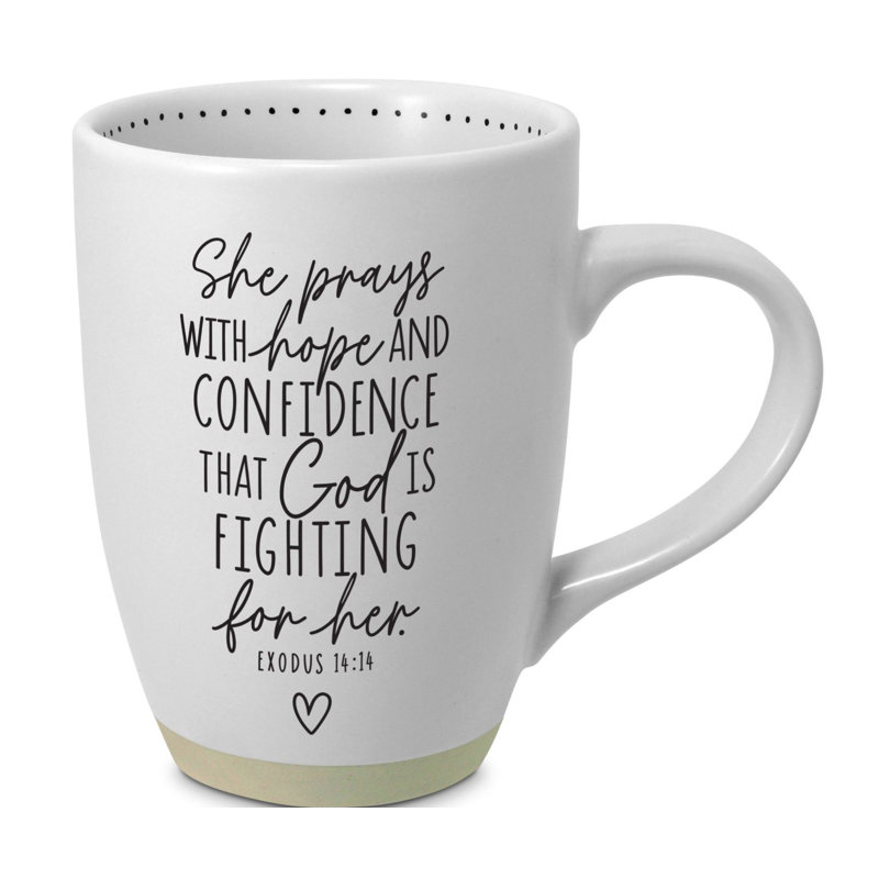Tasse à café «Elle inspire elle prie»
