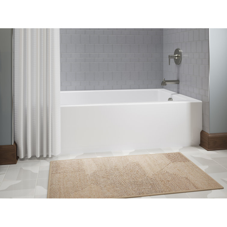Entity 60 In. X 36 In. Alcove Bath With Left Drain