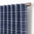 Martha Stewart Ruffle Stripe Curtain Panel Pair Blue (Set of 2)-121848062