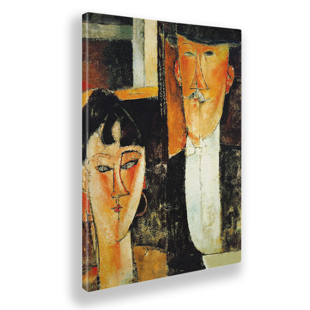 Leinwandbild Wife and Husband von Amedeo Modigliani