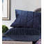 Taie décorative en polyester Nova / bleu / ivoire-40915089-40915090