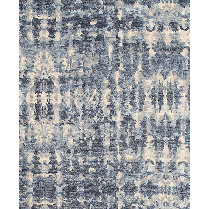 Wool Abstract Area Rug, Rectangle 2' x 3'