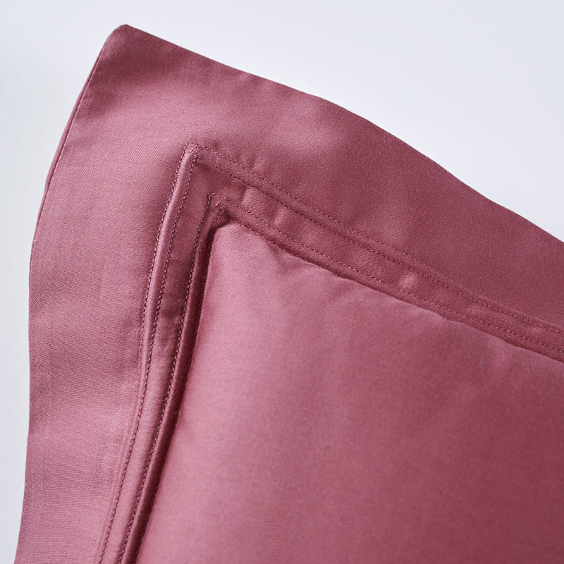 Triomphe Sateen Pillow Sham, Euro, Santal
