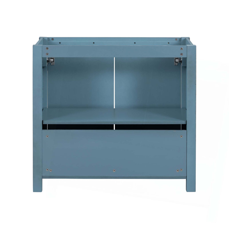 Meuble-lavabo 36 po, patiné rétro