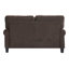 Causeuse en tissu à accoudoirs arrondis 61 po Serta Copenhagen-364238773
