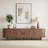 80" Mid Century Modern TV Stand With Power Outlets & Storage Shelves to Fit up to 85" TVs, Wood Media Console Tambour Door For Living Room And Bedroom,Walnut-247417118-246398504