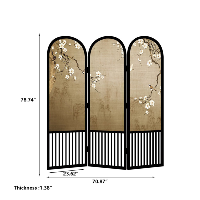 Cloisons en bois de pin brun rétro, H 78,74 po x l 70,87 po x P 1,38 po