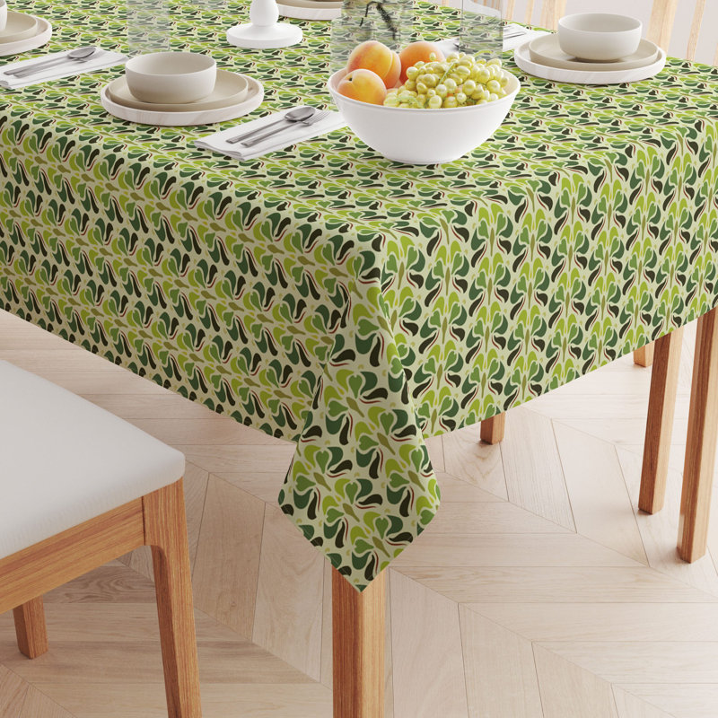 Rectangular Tablecloth, 100% Cotton, Floral 100, 104" x 60"
